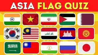 Guess the asian Country by the Flag Quiz 🌎 | Can You Guess the asian Flags | Flag quiz?