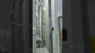 steel doors powder coating line #powdercoating