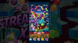 Angry Birds Pop Bubble Shooter- Level 538 3 STARS NO BOOSTERS #angrybirdspopbubbleshooter