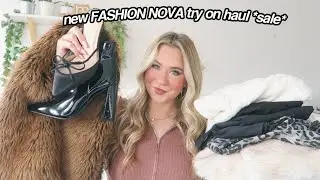 *new* winter FASHION NOVA try on clothing haul 2024!