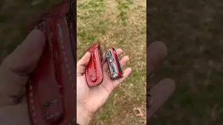 Wanna see my process for wet forming this Victorinox leather sheath to the Evolution S557 Tool?