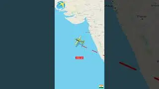 Chennai to Dubai| India to United Arab Emirates| Travel route map animation| Tamil Nadu