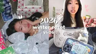 winter RESET vlog ✮: room makeover, christmas haul, wrapping up 2025, life updates, etc.