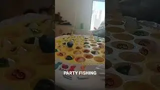 PARTY FISHING GAME  CATCH MANY FISH AS YOU CAN #shorts #fishing #games #catch #party #birthday