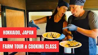 We found a Secret Sushi Rice Experiment in Hokkaido, Japan during our farm tour & cooking class!