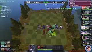 TEAM WARRIOR, BEAST + VENOM 3  DOTA AUTO CHESS #2  RANK QUEEN GAMEPLAY   PRO  TABZZ  MATCH