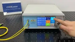 新モデル タッチスクリーン ファイバーアンプ ベンチトップ EDFA-C-PA-45-SM-B