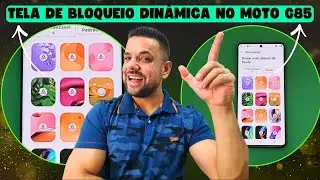 DEIXE SEU MOTO G85 LINDO! 🤳 Aprenda a Usar a TELA DE BLOQUEIO DIN&Acirc;MICA da Motorola (F&aacute;cil e R&aacute;pido)