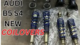Silver B5 S4 coilover installation