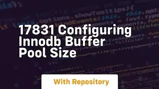 17831 configuring innodb buffer pool size