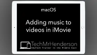 macOS: Adding music to video in iMovie