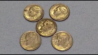 1981 ONE DIME COINS || AMERICA