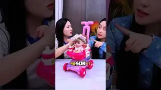 Amazing Doll Stroller Surprise! 💖 #funny #sprunki