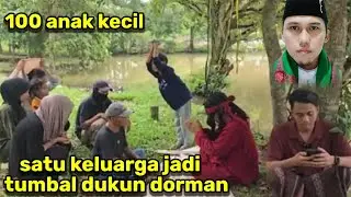 ustad nasihin Ki mercon selamatkan 100 anak kecil tumbal dukun dorman kuda lumping,sapu lidi,piring/