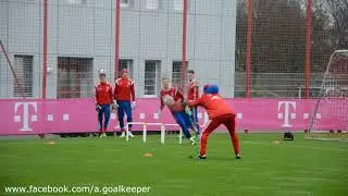 Goalkeeper training   Manuel Neuer training   Bayern Munich and the German national team