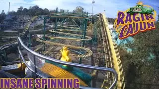 RAGIN CAJUN - БЕЗУМНОЕ ВРАЩЕНИЕ | Six Flags America | POV