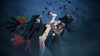 Tanjiro,Nezuko And Genya Vs Upper Moon 4 Demon Slayer Season 3 Episode 4