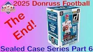 Завершение серии запечатанных кейсов с футбольными карточками Donruss 2025 года. Часть 6.