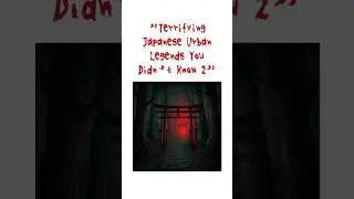 &rdquo;Terrifying Japanese Urban Legends You Didn&rsquo;t Know 2&rdquo; #shorts #short #horror #japan #funny