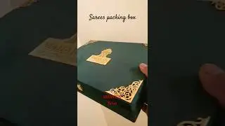 saree packing box manufacturer #shorts #kanjivaram silk #elampillaisarees #giftbox #weddingsilk