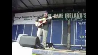 Christy Moore, Jeromy Irons, Sinead Cusack, Save our Forest Protest/Demo, Wicklow 28th April 2013.