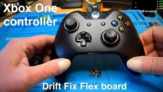 Testing Drift Fix flex board on Xbox One controller 