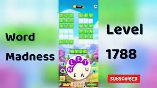 Word Madness Level 1788 Answers 🧠🔥 | All Correct Words Revealed!