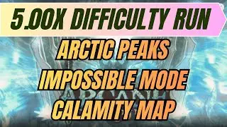 Arcane Conquest | 5.00x Impossible Mode Run | Arctic Peaks Calamity Map | #roblox #gaming