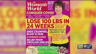 Local woman featured on this month's Woman's World magazine cover for viral weight loss story