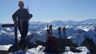 Mont Valier, 2840m, en hivernale