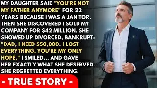 My Daughter Was Ashamed I'm A Janitor For 22 Years. Then She Discovered I Sold My Company For $42...