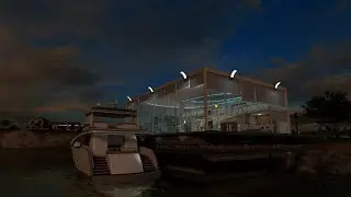 Luxury Glass House Personal Space | PlayStation Home 1.86 Offline Client Test (8K 60FPS Footage)