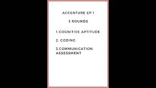 Placement Series Ep 1 | Accenture | Aptitude | Coding | Technical | Communication 