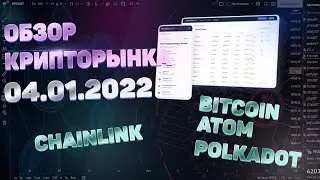 Обзор крипторынка: Bitcoin, Atom, Polkadot, Chainlink | 04.01.22