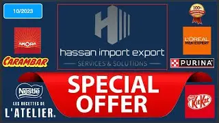 Special offer  Made in France 🇫🇷#ImportAndExport #HassanImportExport #WorldwideTrade #globalbusiness