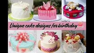 Unique cake designs for birthday || birthday cake design || cake designs || birthday cake