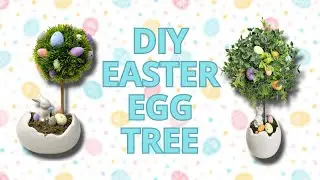 Festive Easter Tree | DIY Tutorial | Bunny, Easter Eggs