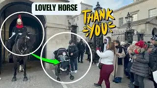 🙏HEARTWARMING Moment SPECIAL NEEDS Family Member and One SPECIAL KINGS GUARD💂‍♀️