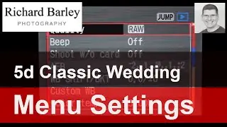 Setting up your Canon 5D for wedding photography