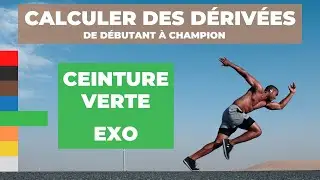 Calculer des dérivées - Ceinture verte - Exercice