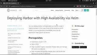 Install Harbor on kubernetes cluster and fix error 403