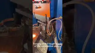 Forging of the rough blank of the automotive pulley