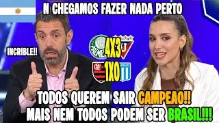 TV ARGENTINA ABRIU FALANDO DOS TIMES BRASILEIROS E SUA SOBERANIA NA SUDAMERICA!!!