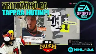 NHL 24 HUT - YRITT&Auml;&Auml;K&Ouml; EA TAPPAA HUTIN? Event cards + info!