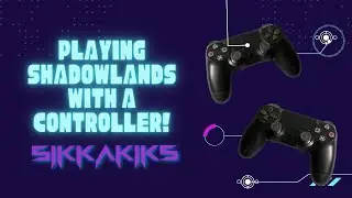 Leveling in Shadowlands with Playstation Controller DS4 - World of Warcraft