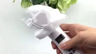 Triangle Ultrasonic LED Hot Cold Hammer Facial Lifting Vibration Massager Beauty Salon Machine