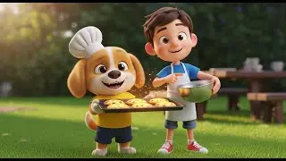 Baby Ginger and His Best Friend Bake Cookies 🍪 | Cute Kids Baking Moments | Funny & Heartwarming