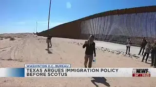 Texas argues states can sue the government over immigration policy