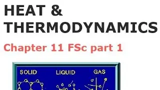 FSc part 1 physics chapter 11 Heat & thermodynamics/ jinnah academy
