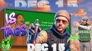 GTA Online LS Tags Location Today December 15 | I Found ALL 5 LS Tags in GTA Online Today!